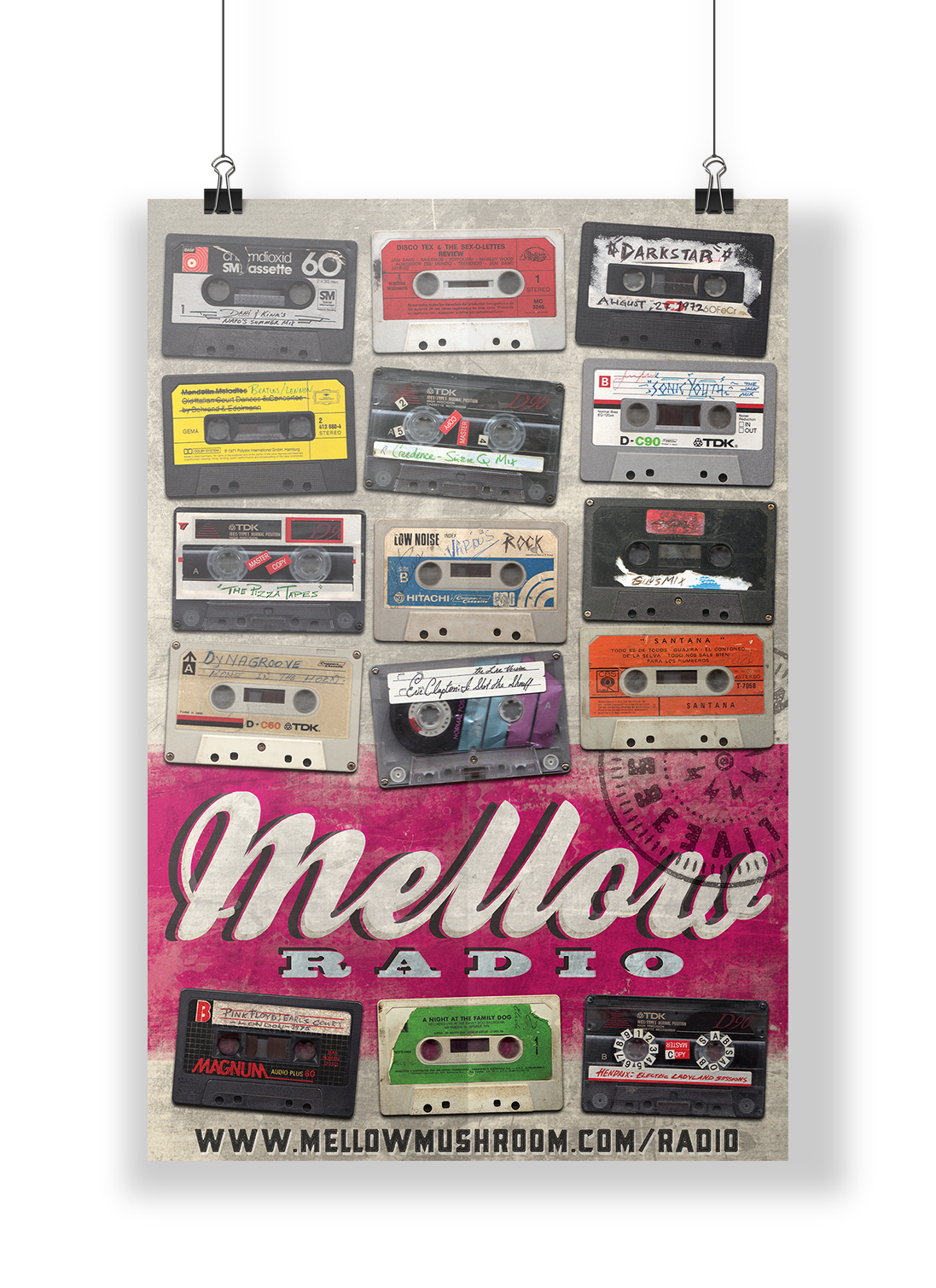 Mellow Mushroom Radio Poster