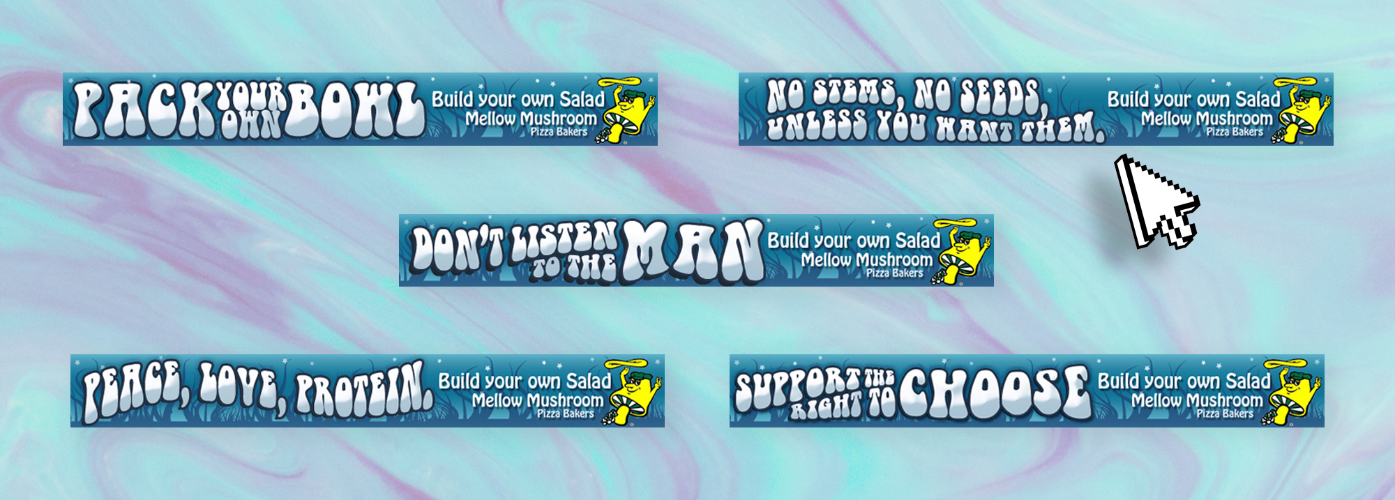 Mellow Mushroom Web Banners