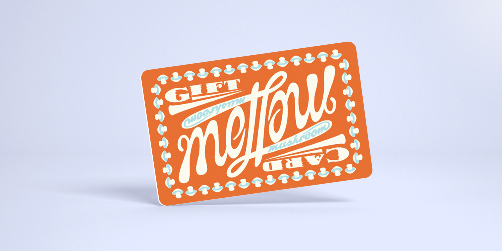 Mellow Mushroom Ambigram Card