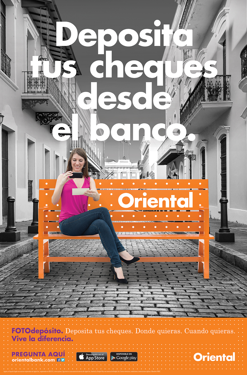 Oriental Mobile Deposit advertisement