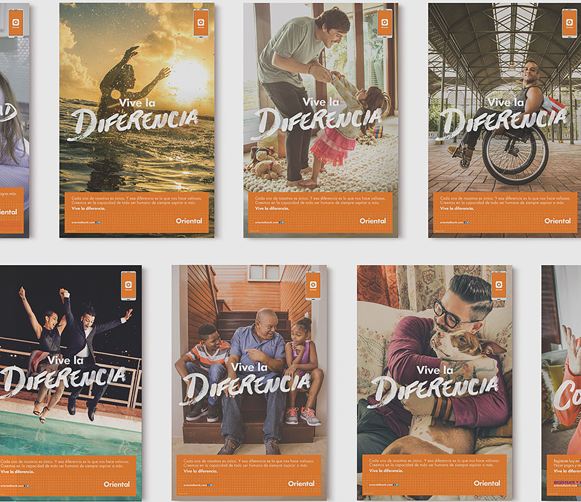 Vive la diferencia Print ads